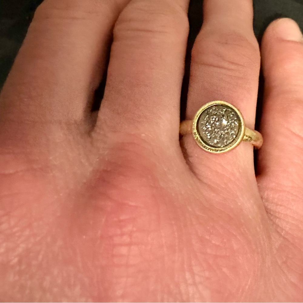 Druzy Gemstone Ring